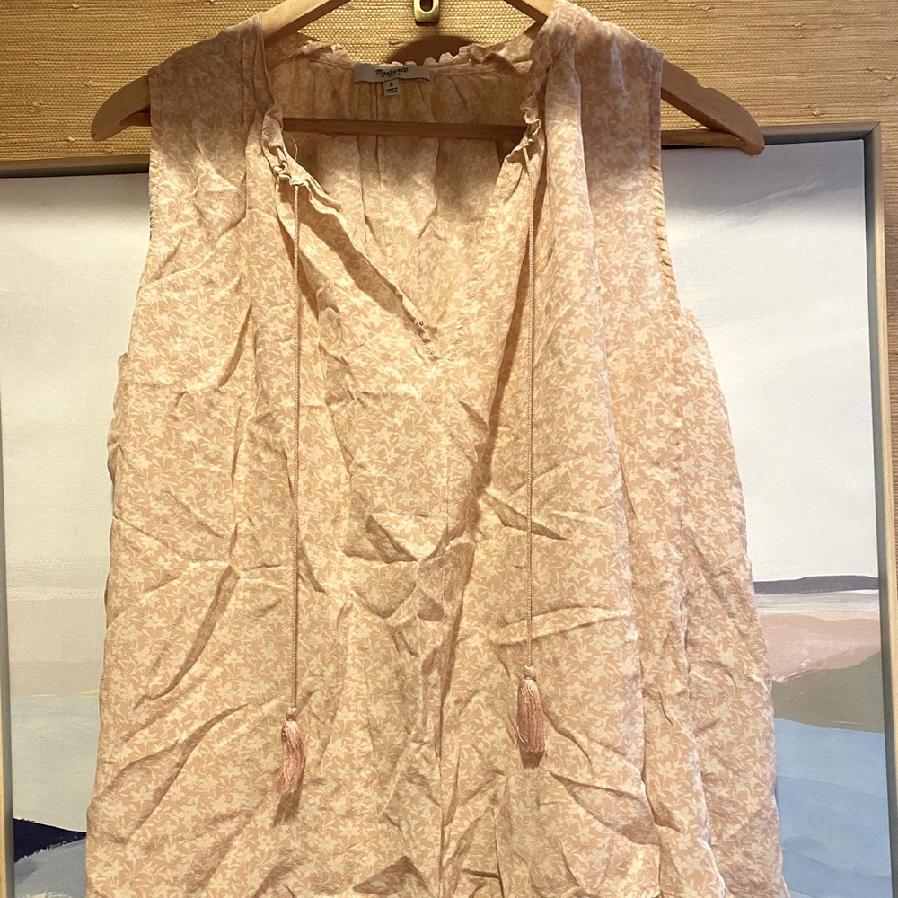 Madewell light pink tank